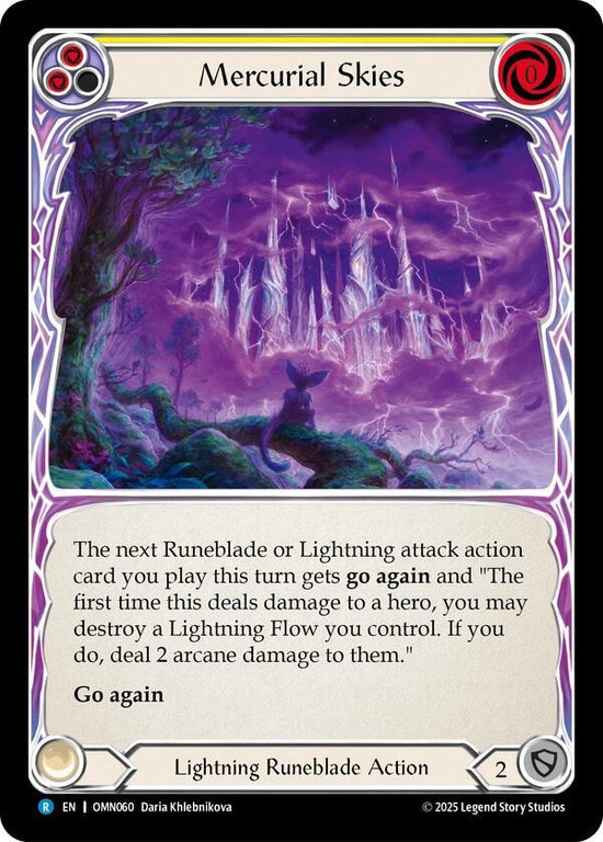 [OMN] Mercurial Skies (Yellow) — OMN060