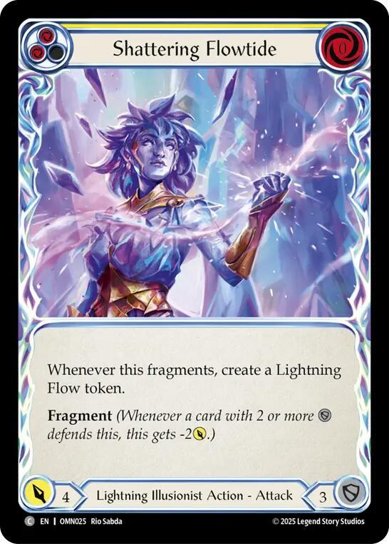 [OMN] Shattering Flowtide (Yellow) — OMN025