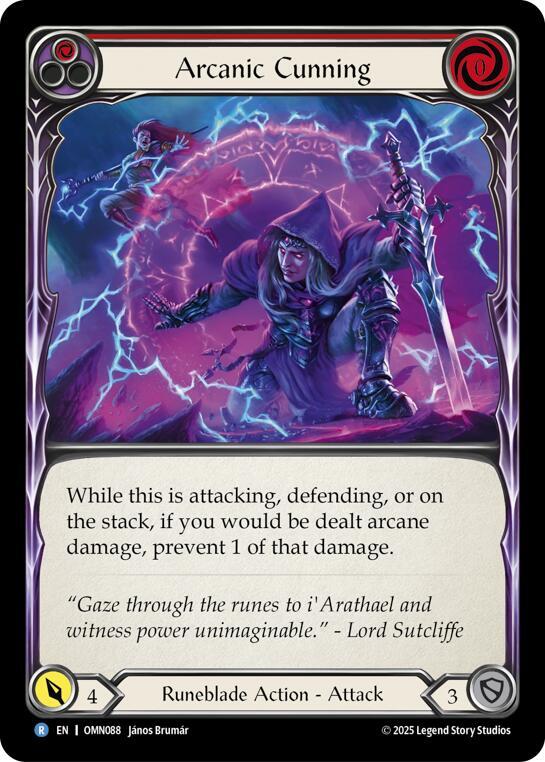 [OMN] Arcanic Cunning (Red) — OMN088