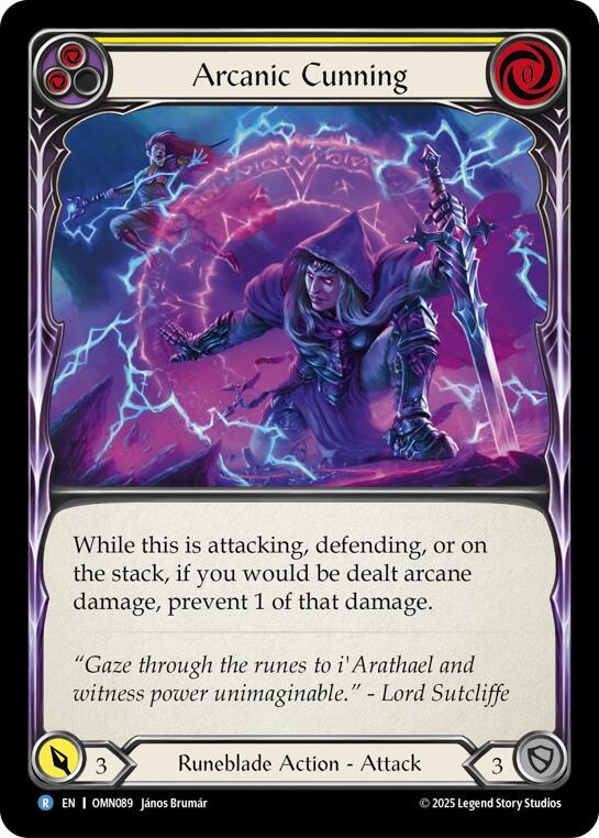 [OMN] Arcanic Cunning (Yellow) — OMN089