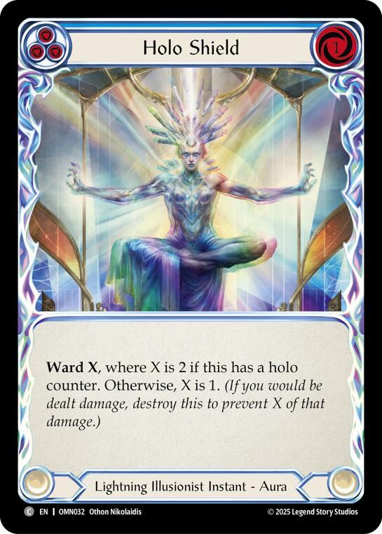 [OMN] Holo Shield (Blue) — OMN032