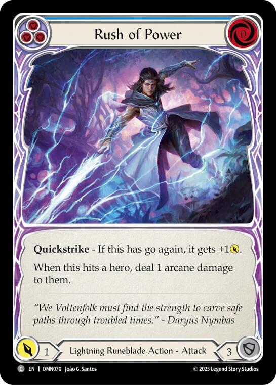 [OMN] Rush Of Power (Blue) — OMN070