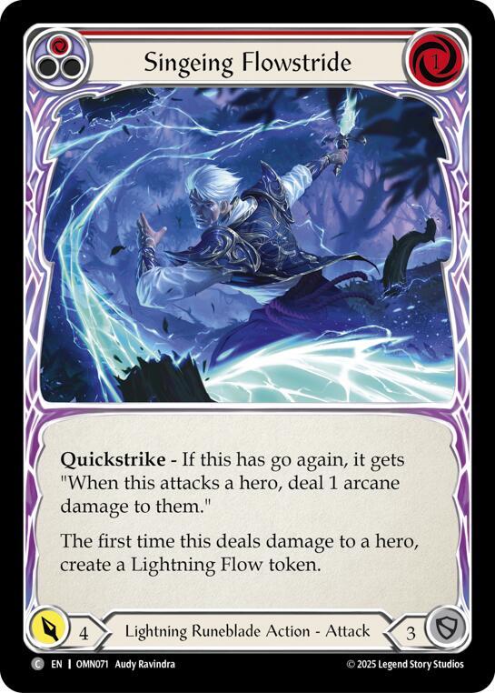[OMN] Singeing Flowstride (Red) — OMN071