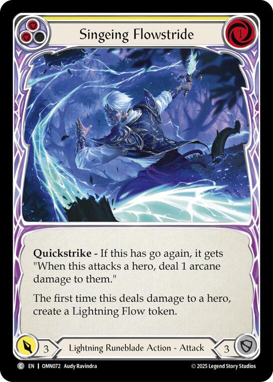 [OMN] Singeing Flowstride (Yellow) — OMN072