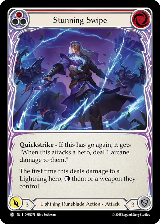 [OMN] Stunning Swipe (Red) — OMN074