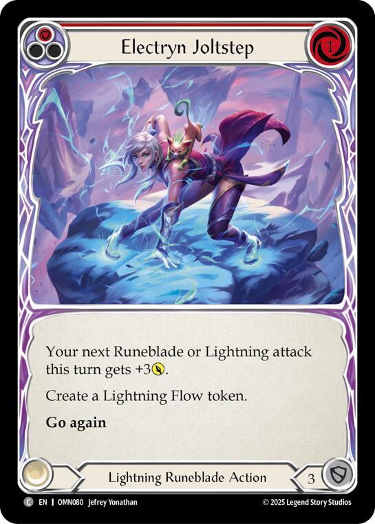 [OMN] Electryn Joltstep (Red) — OMN080