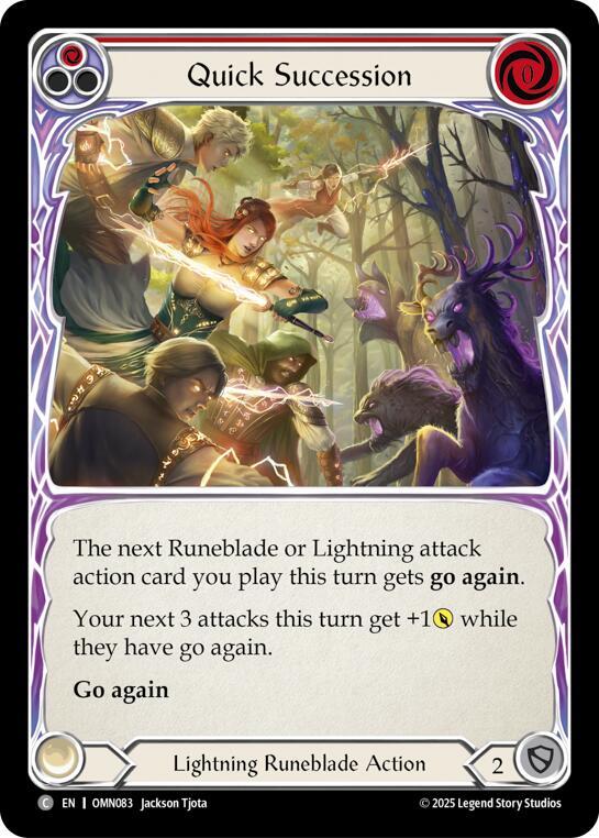 [OMN] Quick Succession (Red) — OMN083
