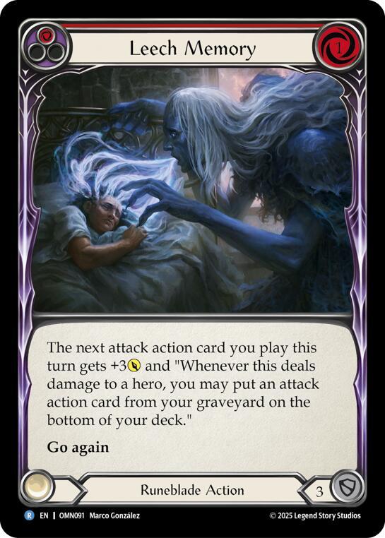 [OMN] Leech Memory (Red) — OMN091
