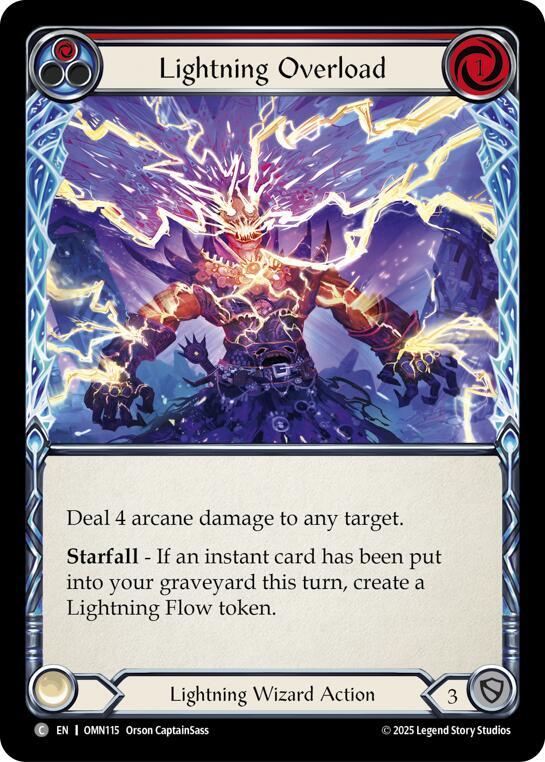 [OMN] Lightning Overload (Red) — OMN115
