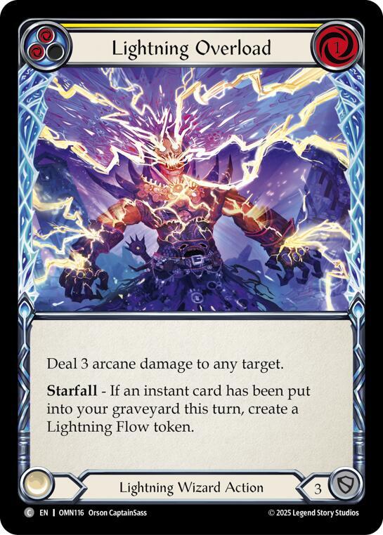 [OMN] Lightning Overload (Yellow) — OMN116