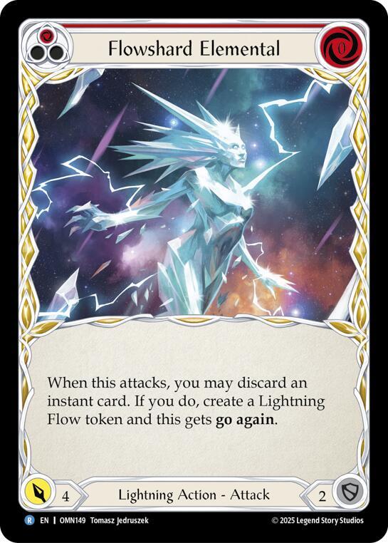[OMN] Flowshard Elemental (Red) — OMN149