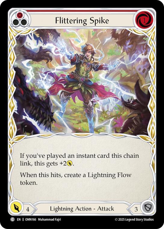 [OMN] Flittering Spike (Red) — OMN166