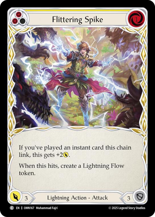 [OMN] Flittering Spike (Yellow) — OMN167