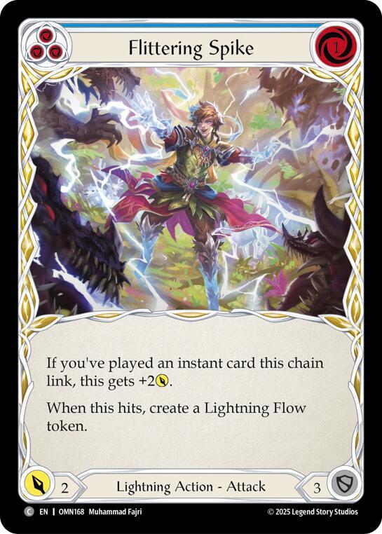 [OMN] Flittering Spike (Blue) — OMN168