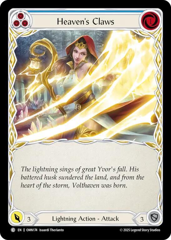 [OMN] Heaven's Claws (Blue) — OMN174