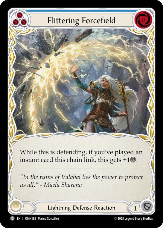 [OMN] Flittering Forcefield (Blue) — OMN183
