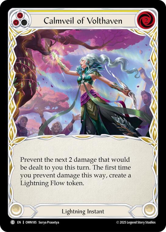 [OMN] Calmveil Of Volthaven (Yellow) — OMN185