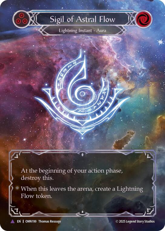 [OMN] Sigil Of Astral Flow (Blue) (Marvel) — OMN199