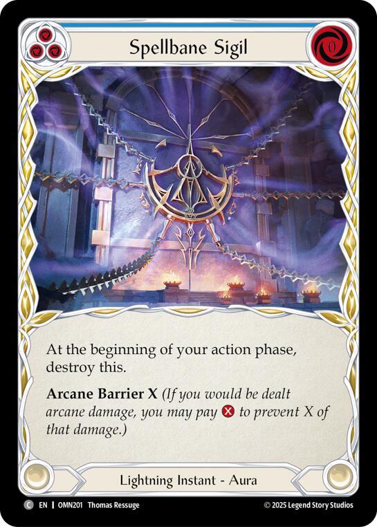 [OMN] Spellbane Sigil (Blue) — OMN201