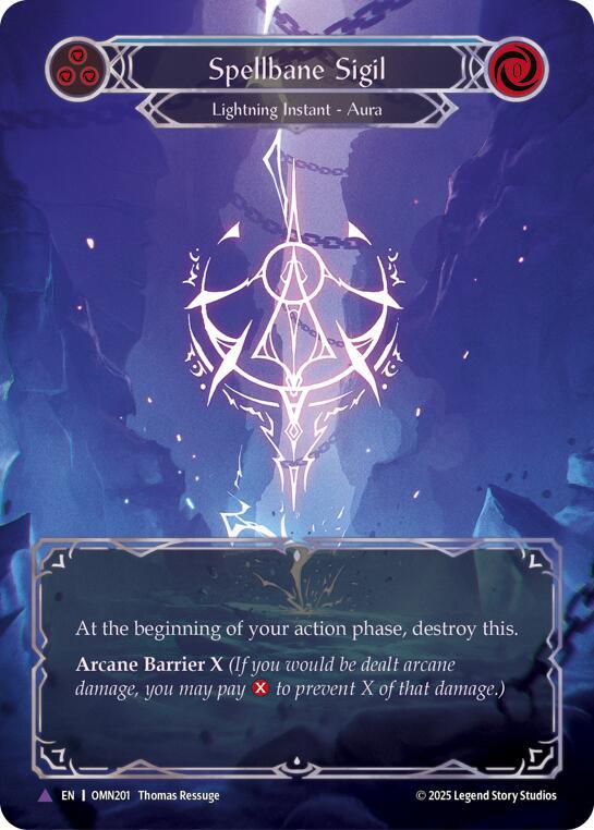 [OMN] Spellbane Sigil (Blue) (Marvel) — OMN201