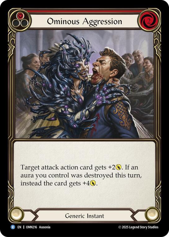 [OMN] Ominous Aggression (Red) — OMN216