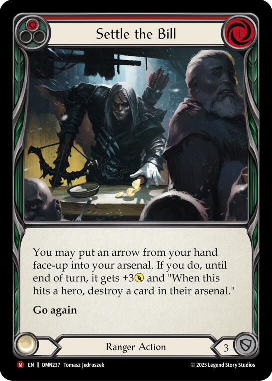 [OMN] Settle The Bill (Red) — OMN237