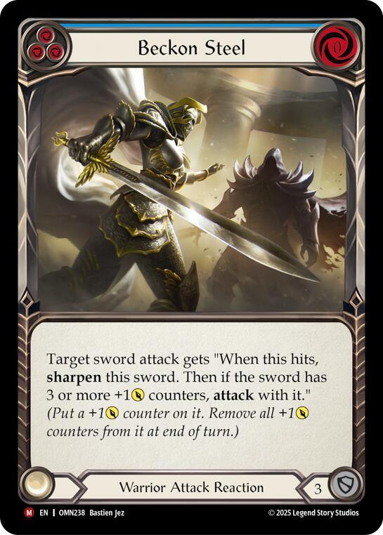 [OMN] Beckon Steel (Blue) — OMN238