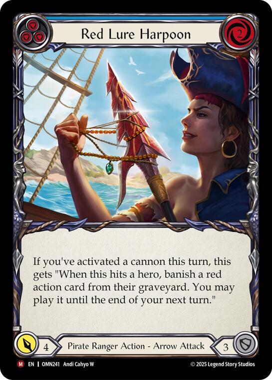 [OMN] Red Lure Harpoon (Blue) — OMN241