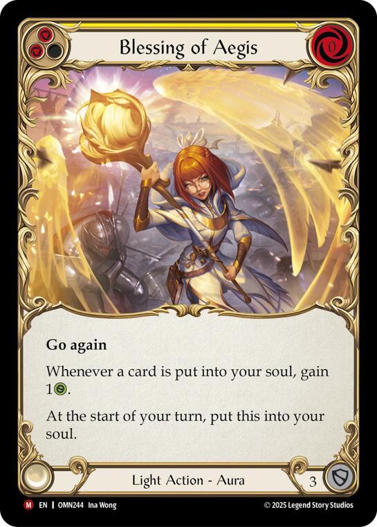 [OMN] Blessing Of Aegis (Yellow) — OMN244