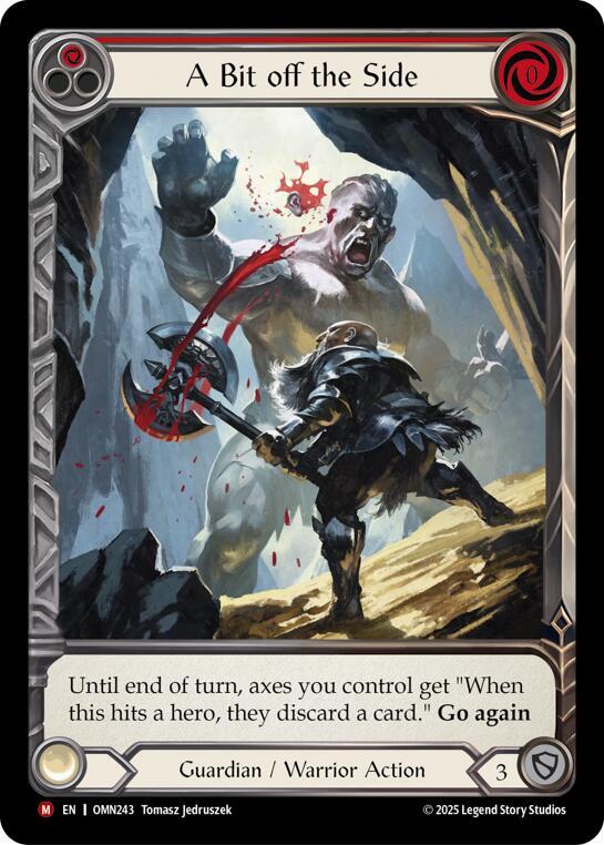 [OMN] A Bit Off The Side (Red) (Extended Art) — OMN243