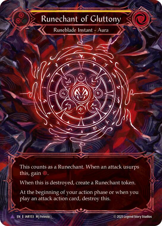 [OMN] Runechant of Gluttony (Yellow)(Marvel) — IAR153-MV