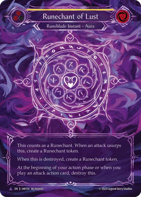 [OMN] Runechant of Lust (Yellow)(Marvel) — IAR154-MV