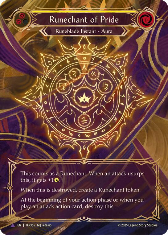 [OMN] Runechant of Pride (Yellow)(Marvel) — IAR155-MV
