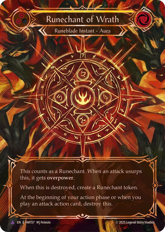 [OMN] Runechant of Wrath (Yellow)(Marvel) — IAR157-MV