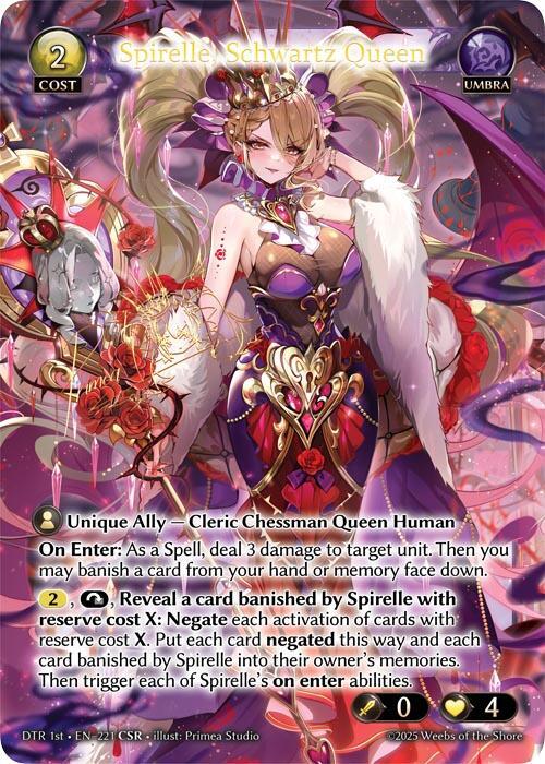 [DTR] Spirelle, Schwartz Queen (CSR) — 221