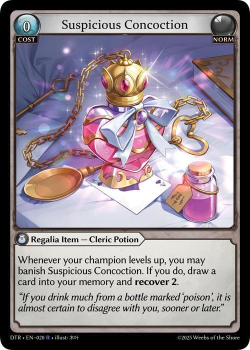 [DTR] Suspicious Concoction — 020