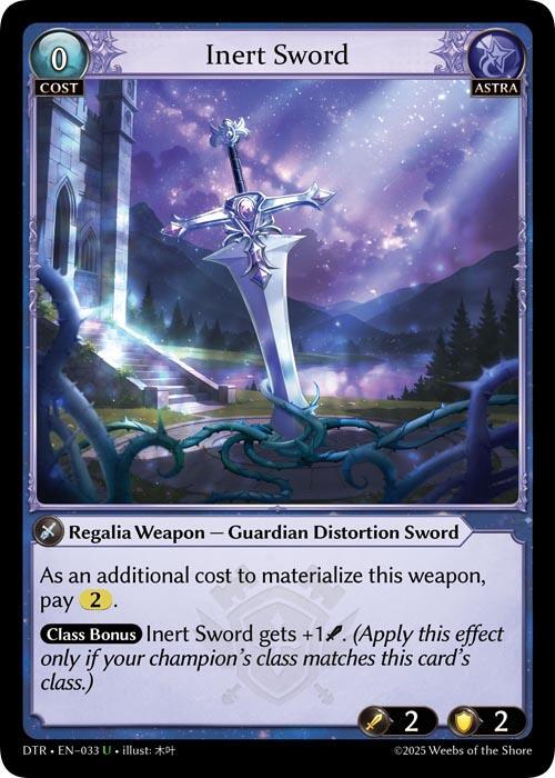 [DTR] Inert Sword — 033