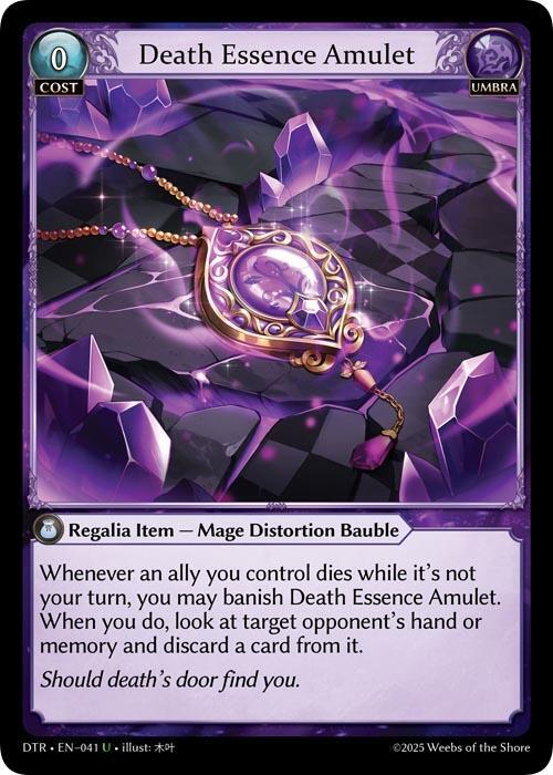 [DTR] Death Essence Amulet — 041