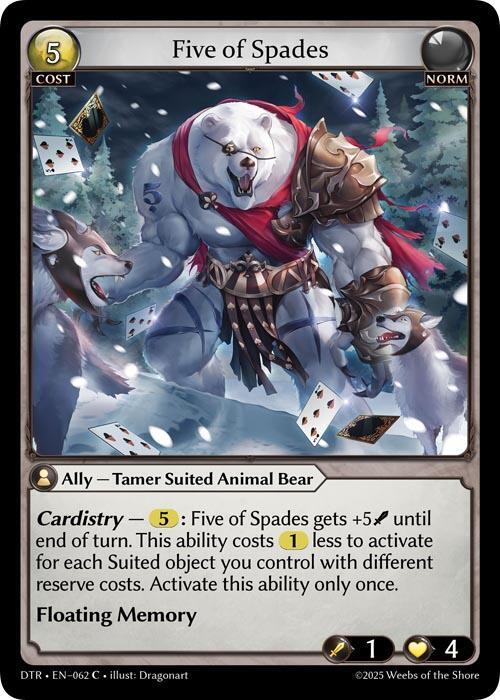 [DTR] Five of Spades — 062