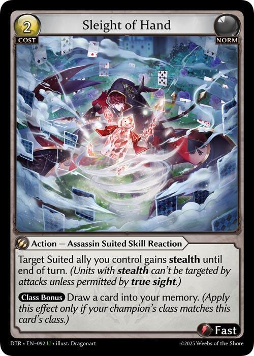[DTR] Sleight of Hand — 092