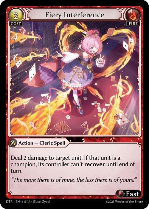[DTR] Fiery Interference — 115
