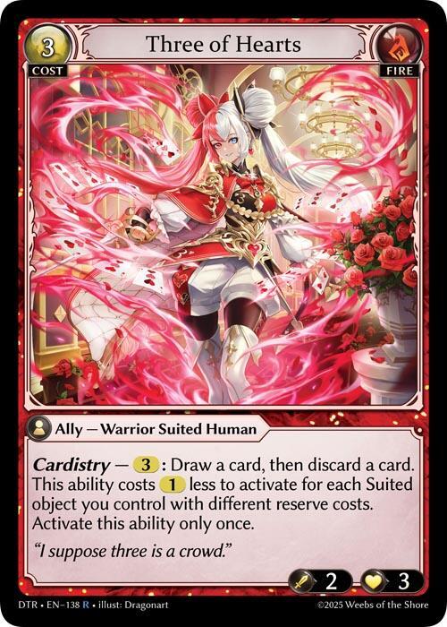 [DTR] Three of Hearts — 138