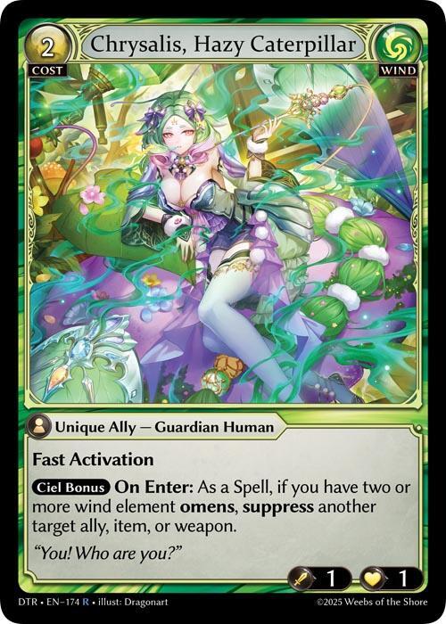 [DTR] Chrysalis, Hazy Caterpillar — 174