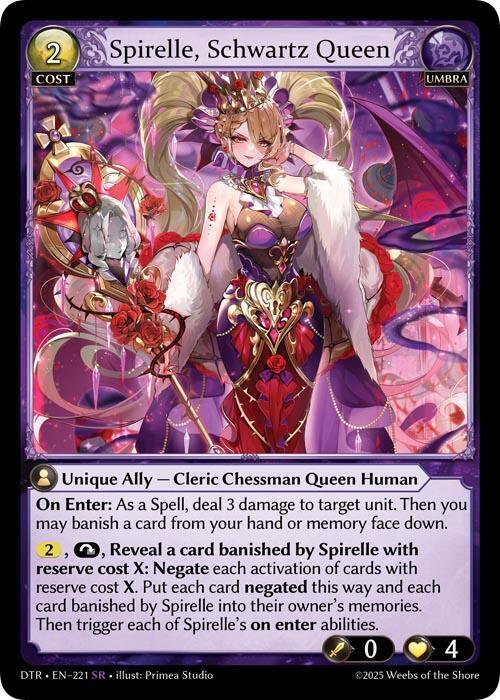 [DTR] Spirelle, Schwartz Queen — 221