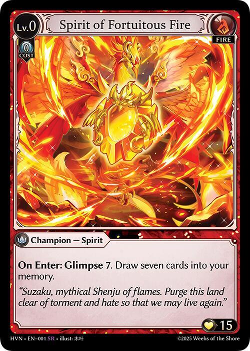 [HVN] Spirit of Fortuitous Fire — 001