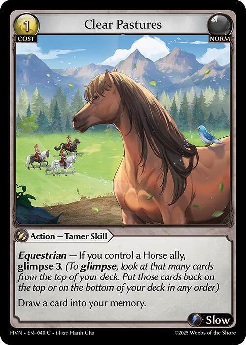 [HVN] Clear Pastures — 040