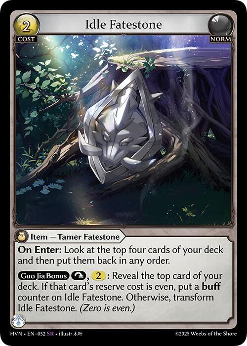 [HVN] Idle Fatestone // Bolstered Boar — 052