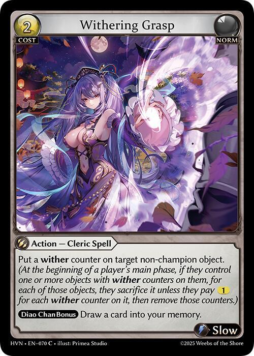 [HVN] Withering Grasp — 070