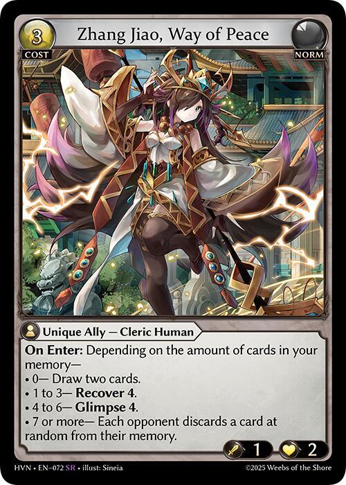 [HVN] Zhang Jiao, Way of Peace — 072
