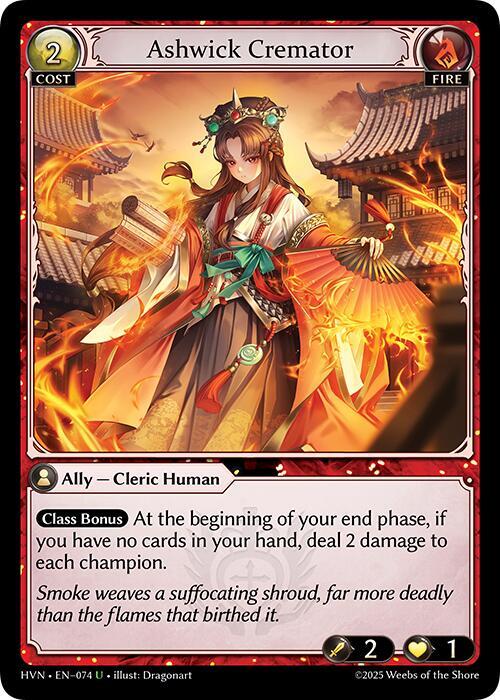 [HVN] Ashwick Cremator — 074